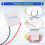 4X TEC2-19003 Thermoelectric Cooler Peltier 30X30mm 19003 Double Elements Module Electronic Cooling Sheet 7