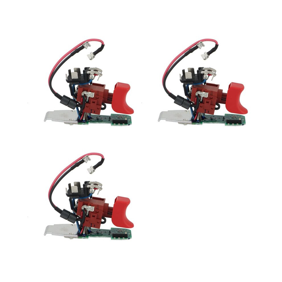 3X Trigger 16072335Dk For Gsr10.8-2-Li Gsr12-2-Li Gsb10.8-2-Li Gsr Gsb 10.8-2-Li 12-2-Li Drill Screw Driver 4712048826424