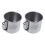 2X Edelstahl-Kaffee-Tee-Becher-Schale-Camping / Reise-3.5 1