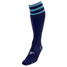(7 UK-11 UK, Navy/Sky Blue) Precision Unisex Adult 3 Stripe Pro Football Socks