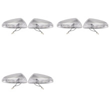 3Pair Door Side Mirror Turn Signal Light Indicator Lamp for W164 ML350 ML550 GL450 A1649061300 A1649061400