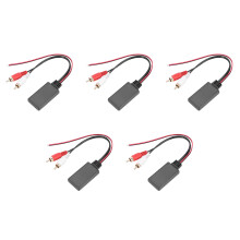 5X Auto Universal Drahtlos  Modul Musik Adapter Rca Aux Audio Kabel