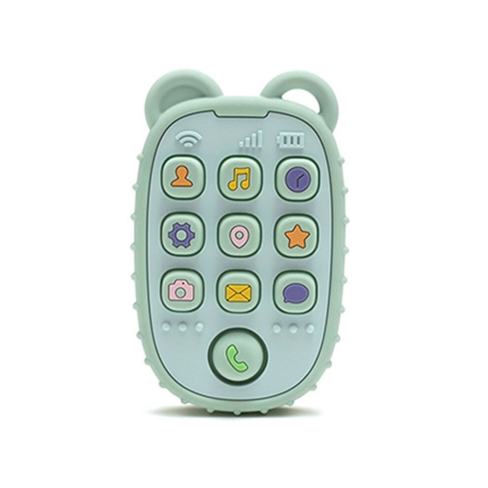 Bear Shaped Silicone Teether Toy for Toddlers - BPA-Free, Soft Sensory Development & Intelligent Toy for Babies B