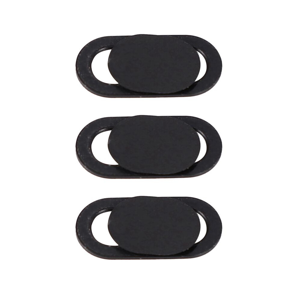 3X Universal Webcam Cover Slider Camera Cover Case Privacy Protection Shutter Sticker For Smartphone Tablet Laptop Black 4713478354433