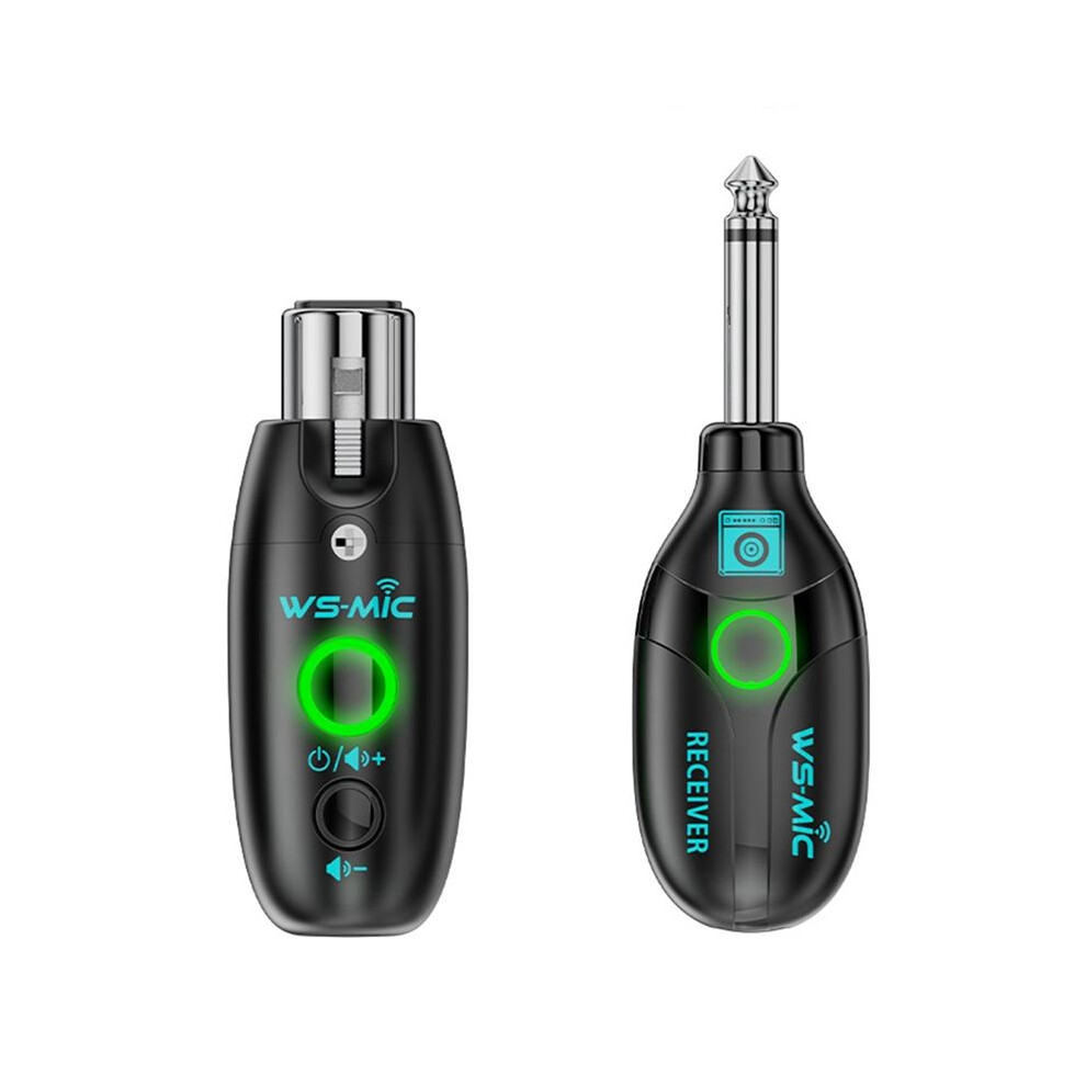 2.4G Guitar Wireless System 4 Channels Audio Transmitter Receiver Wireless System For Electric Guitar Violin Bass Organ 4712741373829
