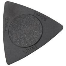 Flanger 50pcs Triangle-Guitar Picks 1.0 0.75 0.5 mm Thickness in PC + ABS Material Antislip Style Picks Black