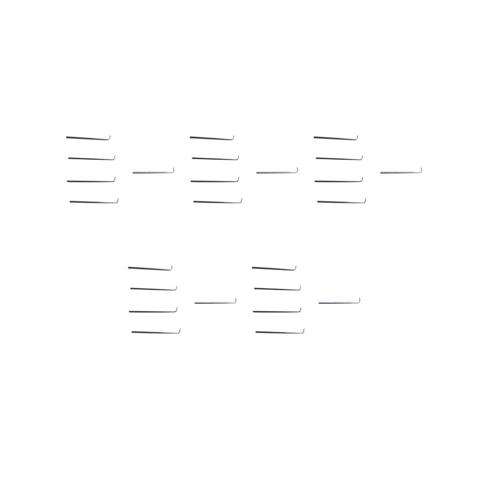 Unisex 25Pcs Wig Hair Extension Hook Ventilating Needle For Wig Making Crochet Hook Tools Repair Lace Wigs Hook Needle