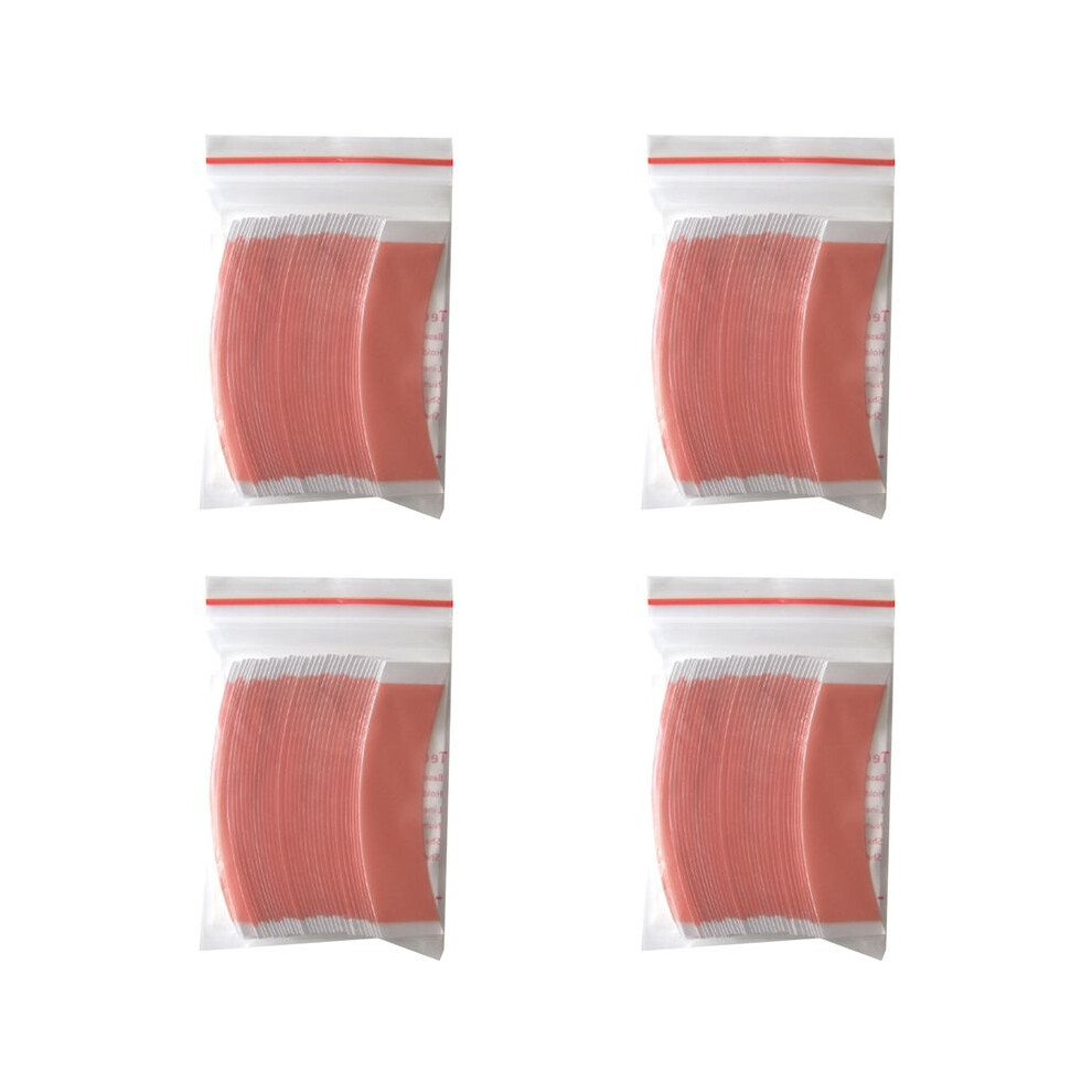 Unisex 144Pcs/Lot Duo-Tac Super Strong Hair Wig Tape Double Adhesive Extension Strips Waterproof For Toupee Lace Wigs Film C