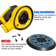 2X 5Inch Hook and Loop Replacement Sander Pad for -Fit DWE6421/6421K, DWE6423/6423K, DCW210B Random Track Sander
