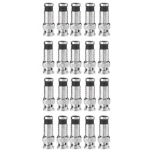 20 Stueck BNC-Pressverbinder fuer Koax RG59 Kabel CCTV-Kamera