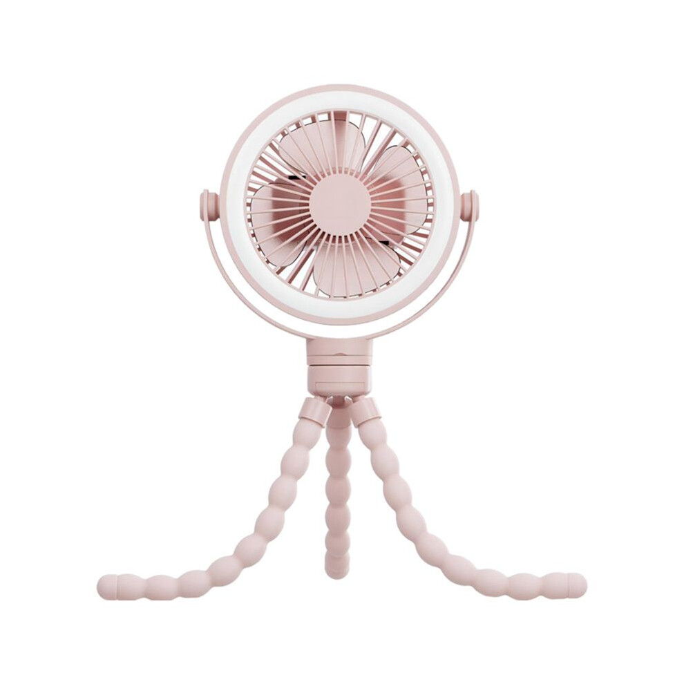 Portable Rechargeable Baby Stroller Fan Clip- Octopus Night Personal Handheld Portable Fan Light