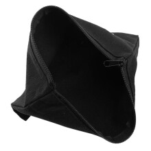 50 Stück Leinwand Reißverschluss Beutel Taschen Leinwand Make- Taschen Bleistiftetui Leere DIY Basteltaschen für Reisen DIY Bastelschule, Schwarz