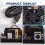 For Raspberry Pi 5 Power PD Trigger Activation Module 5V5A 27W PD  USB Dual Input Wide Voltage Dual Output with Cable 2