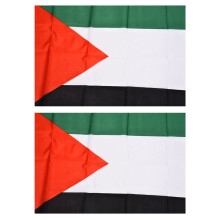 2X Palaestina Nationalflagge 5ft x 3ft
