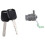 Drivers Door Lock Cylinder with 2 Keys 72185-S9V-A21 for   2003 - 2008 3