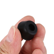 20 Stueck 21mm x 10mm Einbau Konische Gummifuesse Stossstangen-Pads Schwarz