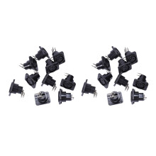 20 Stuecke Schwarz Xlr 3Pin Buchese Jack Platten Montage Chassis Pcb Anschluss Buchse