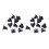20Pcs Black XLR 3Pin Female Jack Panel Mount Chassis PCB Socket Connector 1