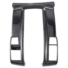 Carbon Fiber Center Console Gear Shift Panel Frame Cover Trim for 2016-2019 LHD