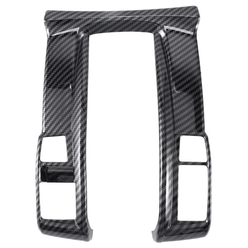 Carbon Fiber Center Console Gear Shift Panel Frame Cover Trim for   2016-2019 LHD