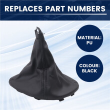 Car Pu Leather Gear Gaiter Gaitor Shift Collar Boot Dust Cover for  DAILY IV V VI 2008 - 2017