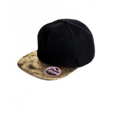 (One Size, Black/Gold) Result Mens Bronx Glitter Snapback Cap