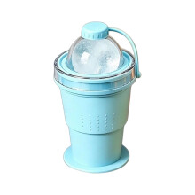 Flexibele fles voor dubbel gebruik en grote gekoelde-Blauw