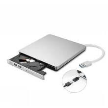 Napęd DVD/CD USB-C Superdrive, nagrywarka zewnętrzna, nagrywarka DVD/CD typu C, napęd DVD do laptopa, obsługa systemów Windows 8/7/Vi
