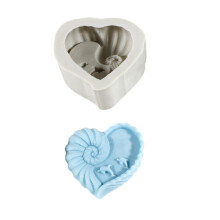 Conch Embossing Siliconen Mallen Maritieme Thema Kaars Siliconen