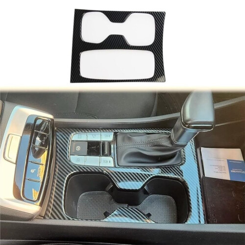 Center Console Gear Shift Cupholder Panel Cover Trim for   2022-2025 Accessories 2