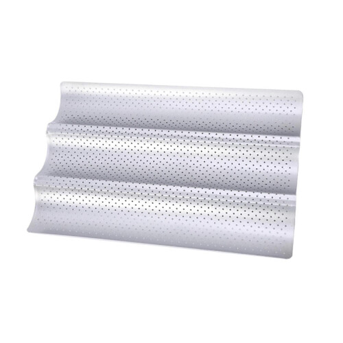 Premium Baguette Baking Pan for Home Kitchen, 3 grid
