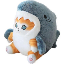 (Kot rekin, 7,8"/20 cm) Pluszowy rekin, lalka-kot, 7,8" pluszowy rekin, miękki, świąteczny i urodzinowy dla dziewczynek, dzieci, dziewc