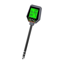 Tester de sol 6 în 1, pH-metru/EC/intensitate luminoasă/fertilitate, temperatură și umiditate, tester de compost pentru livadă