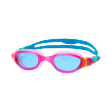 (One Size, Pink/Turquoise/Blue) Zoggs Childrens/Kids Phantom Contrast Detail Swimming Goggles