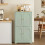 110cm Kitchen Cupboard with 4 Arched Doors and 2 Adjustable Shelves 5