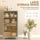 110cm Kitchen Cupboard with 4 Arched Doors and 2 Adjustable Shelves 6