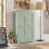 110cm Kitchen Cupboard with 4 Arched Doors and 2 Adjustable Shelves 8