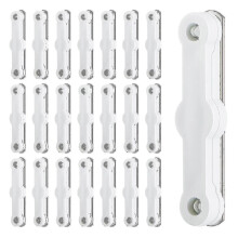Magneter för flugnät, 22-pack självhäftande magnetremsor, permanenta magneter för flugnät, två