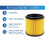 For Vacmaster VCFS 5-20 Gallon Wet/Dry Vacs Filter Vacmaster 2 Pcs 7