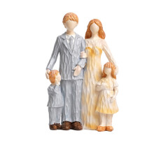 Hars Familie Beeldjes Ouders Zoon Dochter Standbeelden-2