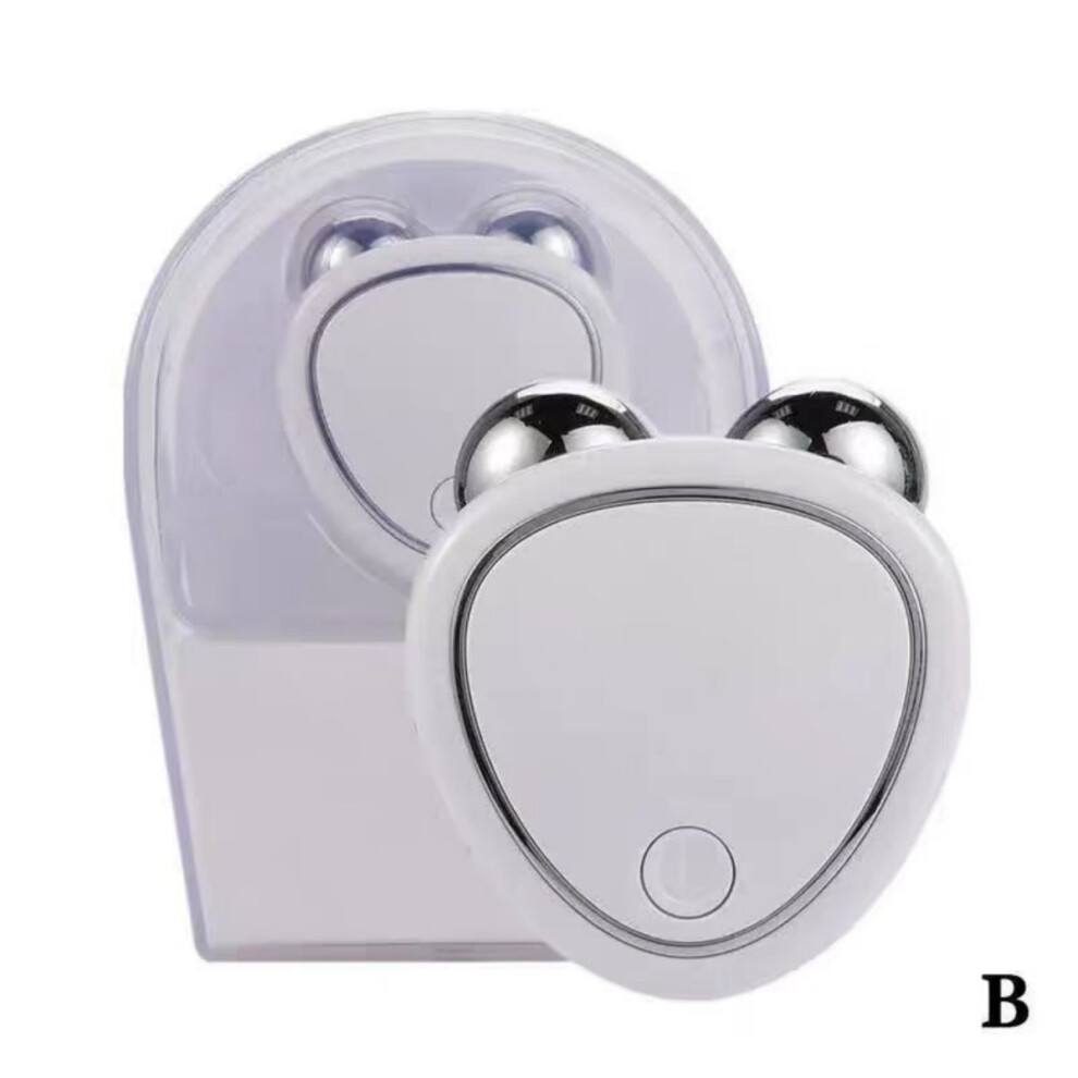 Rechargeable Dual-Roller Microcurrent Facial Massager - Lifting & Anti-Aging Skincare Device Portable  Massager