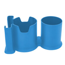 Porte-gobelet Duals pour planche Ă pagaie avec pince-Bleu