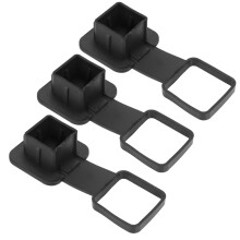 3X 2 Inch Trailer Hitch Cover Plug Cap Rubber Fits 2 Inch Receivers for