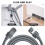 For Starlink 3rd Generation Router Cable Gigabit Ethernet Router Cable for Starlink Satellite 3rd Generation Devices 5