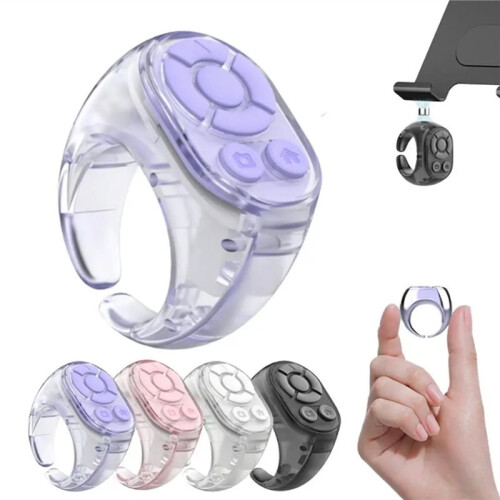 Ring Remote Control is Suitable for   Page Turning Roller, Camera Shutter, for Ios for Android Phones D 1