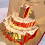 Foldable Greeting Card with Envelope 3D Birthday Themed-Gold 2