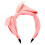 Roze oversized strik hoofdband voor dames (1 stuk) 1