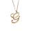 Gold Initial Pendant Necklace for Women 1