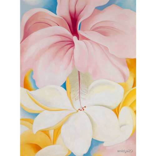 Georgia O'Keeffe Hibiskus Kunstdruck