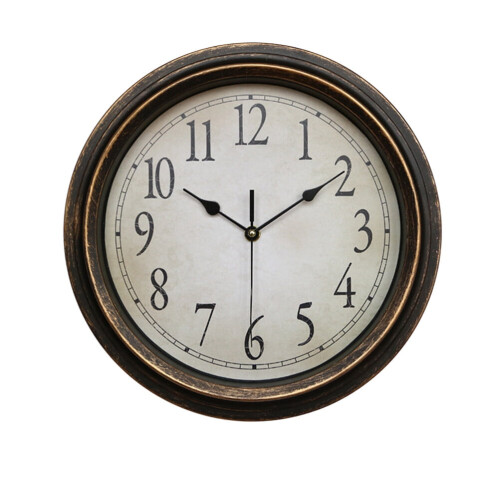 Horloge murale rétro en métal 32 cm